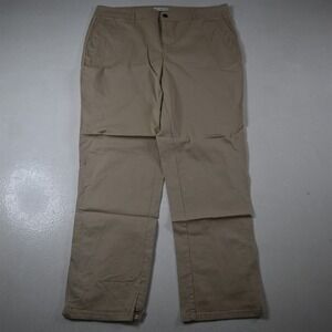 C 1946 16 Khaki Straight Leg Chino Womens Pants